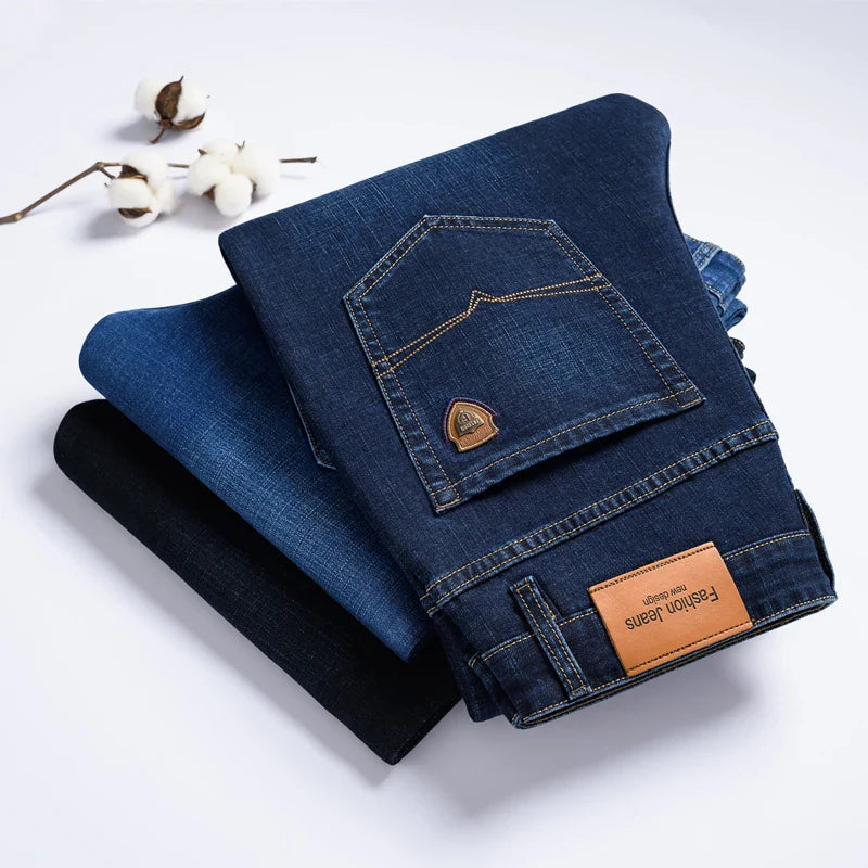 Jeans Herren mit klassischem Schnitt und bequemer Passform - J&B - 9 - Jasminaboutique.com