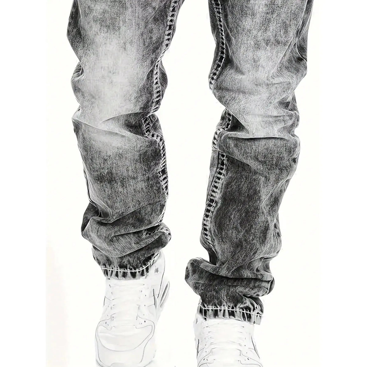 Jeans Herren mit geradem Bein und lässigem Schnitt - J&B - 5 - Jasminaboutique.com