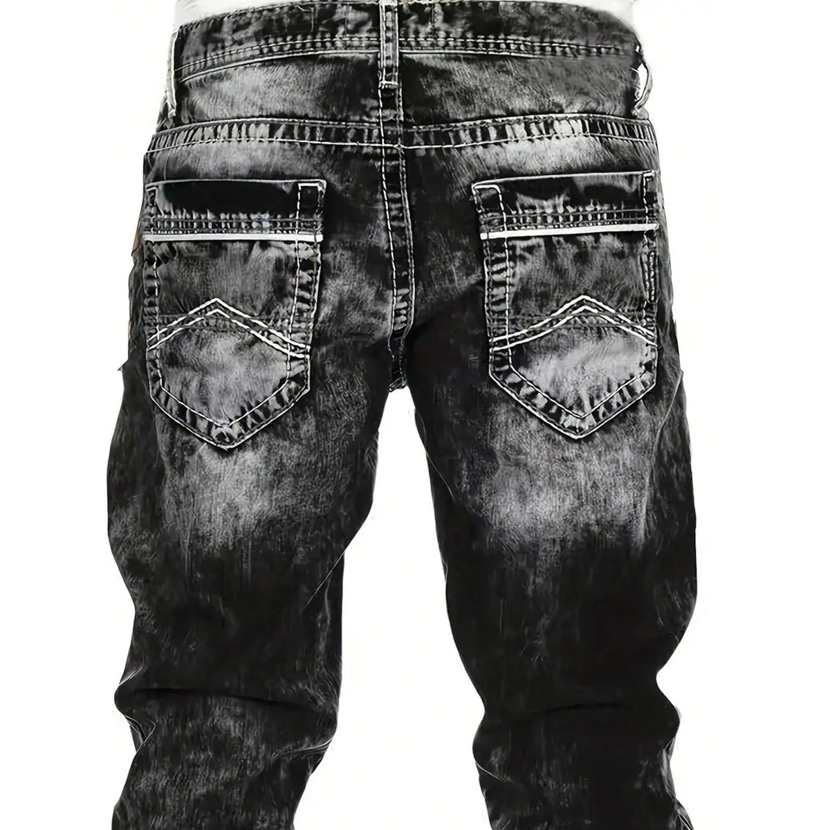 Jeans Herren mit geradem Bein und lässigem Schnitt - J&B - 9 - Jasminaboutique.com