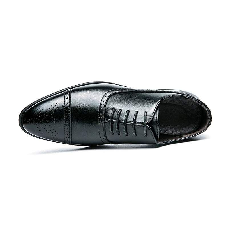 Elegante Schnürschuhe Herren mit Cap-Toe Design - J&B - 7 - Jasminaboutique.com
