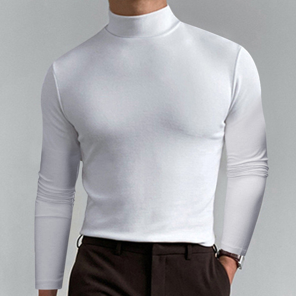 Pullover Herren mit Stehkragen - Slim Fit und moderner Schnitt - J&B - 2 - Jasminaboutique.com