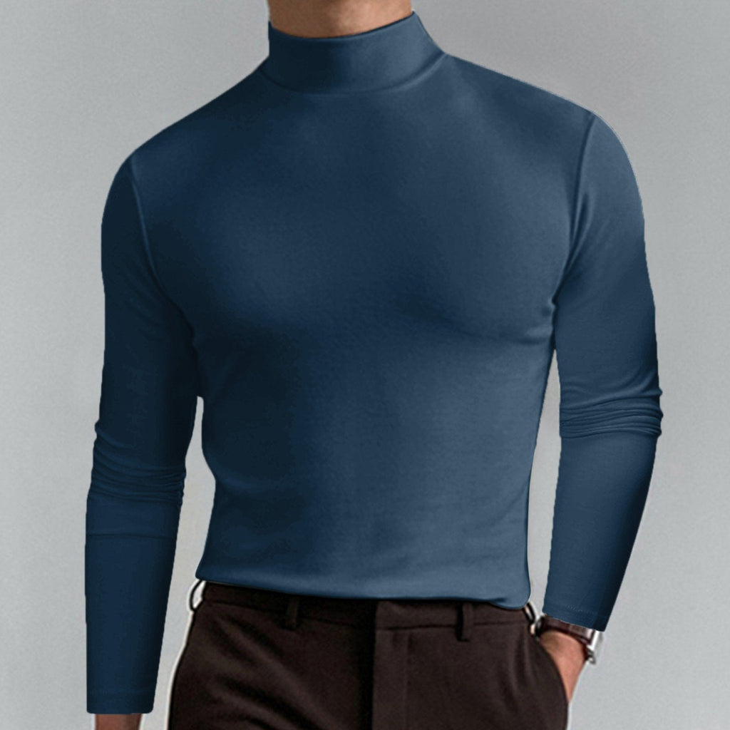 Pullover Herren mit Stehkragen - Slim Fit und moderner Schnitt - J&B - 5 - Jasminaboutique.com