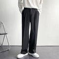 Herren Anzughose mit geradem Schnitt und Falten - J&B - 1 - Jasminaboutique.com