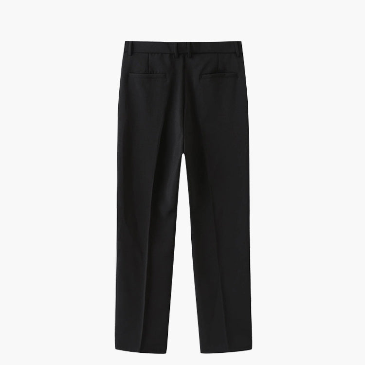 Herren Anzughose mit geradem Schnitt und Falten - J&B - 3 - Jasminaboutique.com