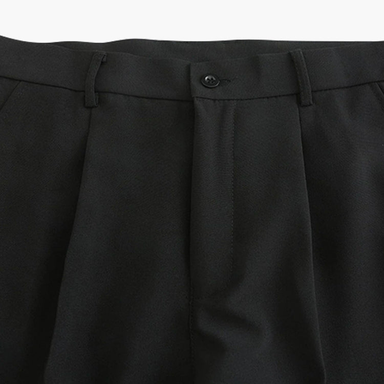 Herren Anzughose mit geradem Schnitt und Falten - J&B - 4 - Jasminaboutique.com