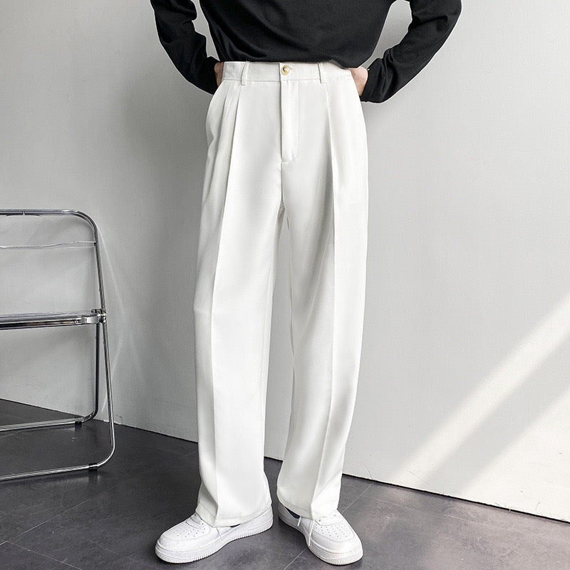 Herren Anzughose mit geradem Schnitt und Falten - J&B - 13 - Jasminaboutique.com