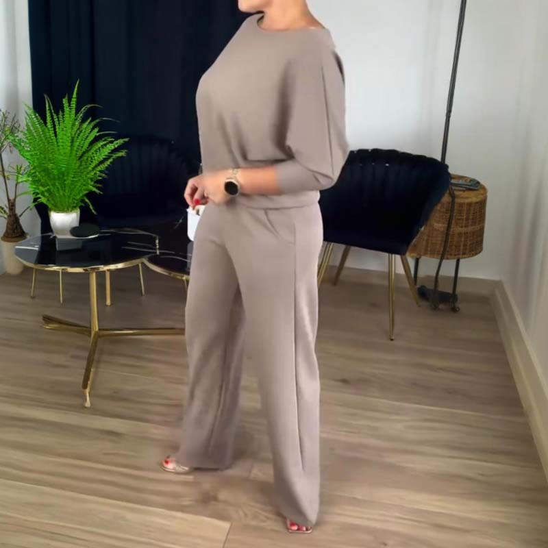 Damen Outfit mit Cardigan und weitem Hosen - J&B - 7 - Jasminaboutique.com