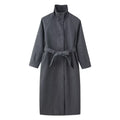 Damen Mantel mit Stehkragen und Raglanärmeln - J&B - 2 - Jasminaboutique.com