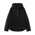 Damen Oversize Anorak mit Kapuze und Kängurutasche - J&B - 7 - Jasminaboutique.com