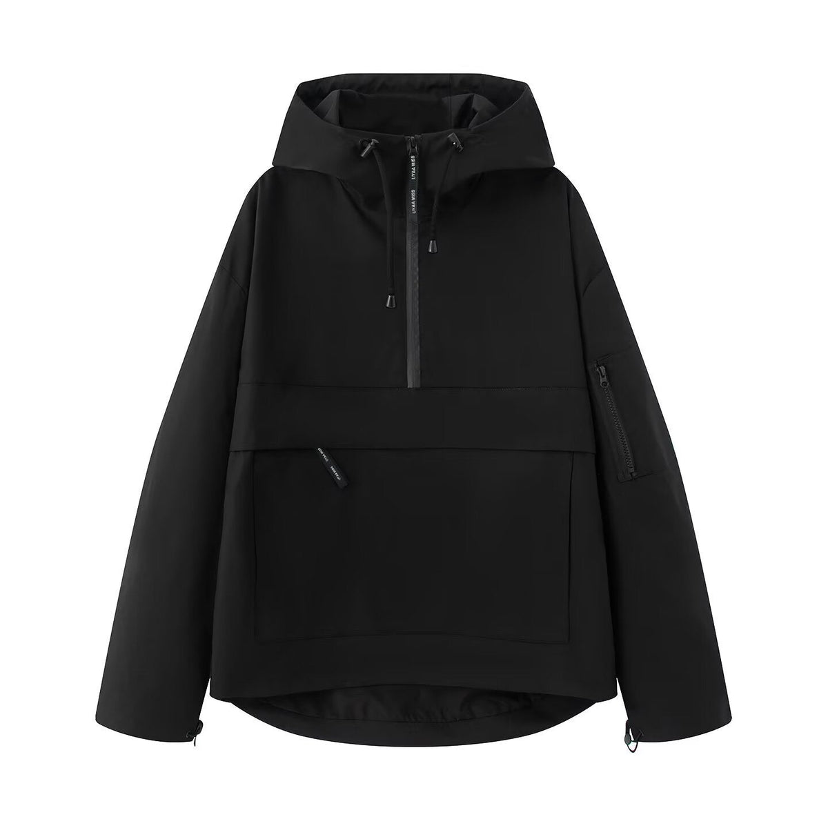 Damen Oversize Anorak mit Kapuze und Kängurutasche - J&B - 7 - Jasminaboutique.com