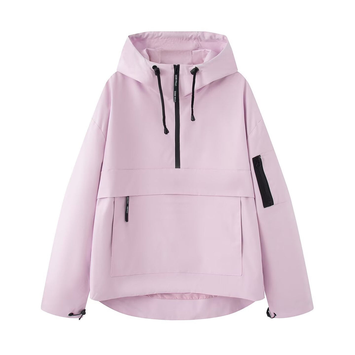 Damen Oversize Anorak mit Kapuze und Kängurutasche - J&B - 9 - Jasminaboutique.com