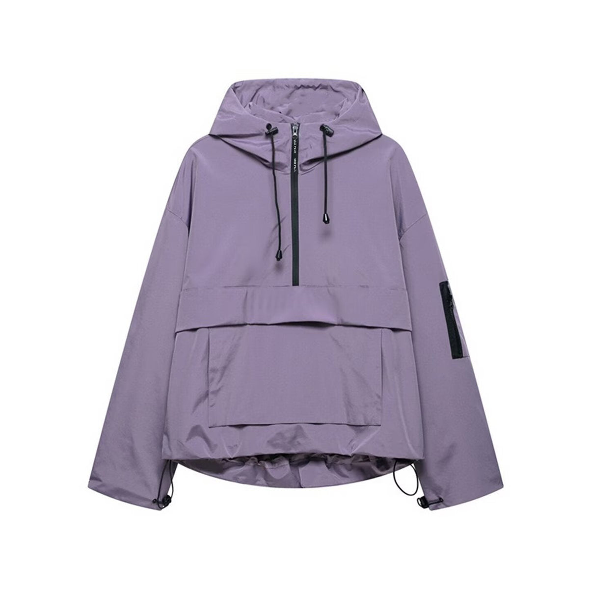 Damen Oversize Anorak mit Kapuze und Kängurutasche - J&B - 10 - Jasminaboutique.com