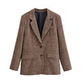 Damen Blazer mit klassischem Revers und Pattentaschen - J&B - 5 - Jasminaboutique.com