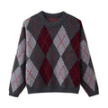 Damen Pullover mit Rauten-Argyle-Muster und legerem Schnitt - J&B - 6 - Jasminaboutique.com
