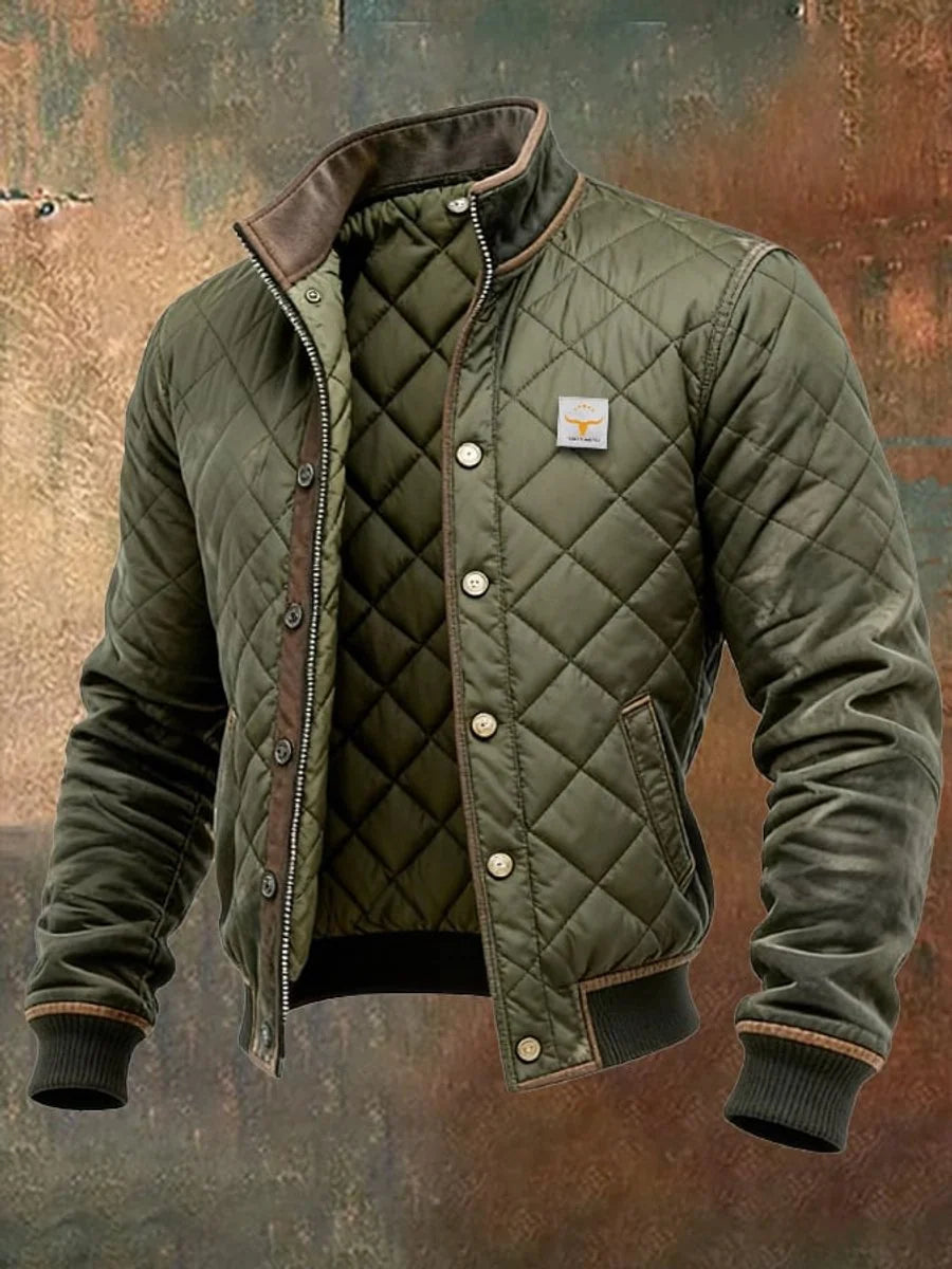 Herren Steppjacke mit modernem Schnitt und praktischem Verschluss - J&B - 1 - Jasminaboutique.com