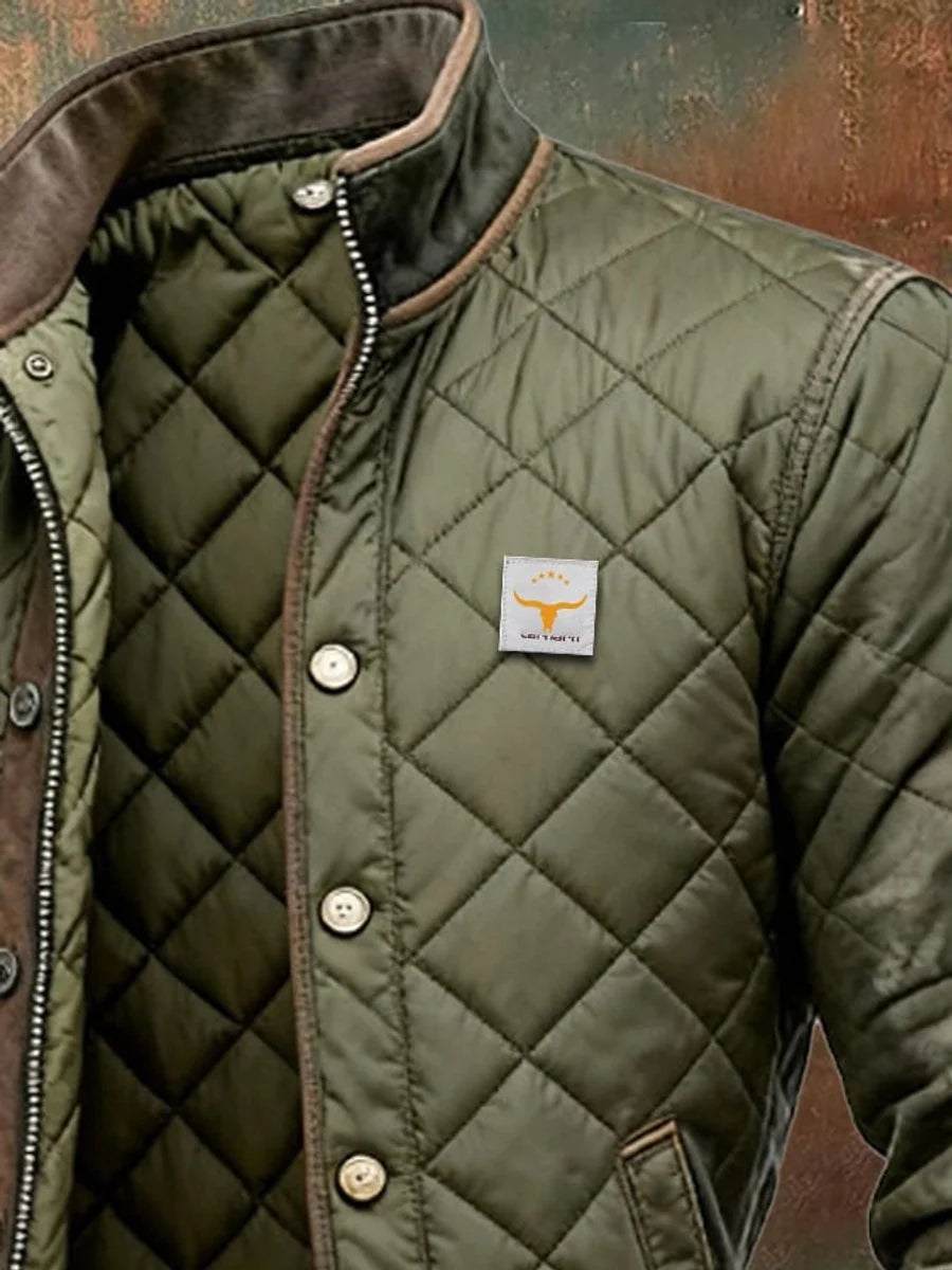 Herren Steppjacke mit modernem Schnitt und praktischem Verschluss - J&B - 2 - Jasminaboutique.com