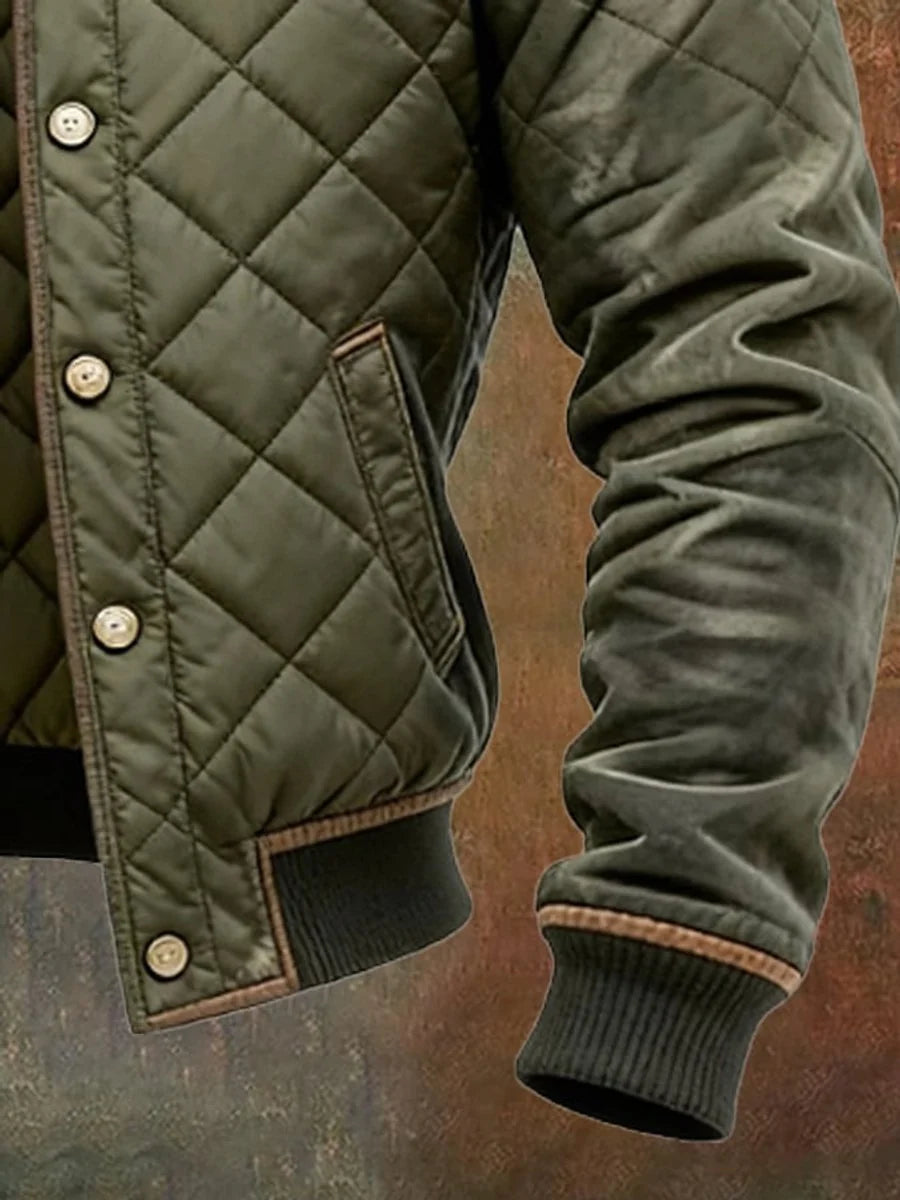 Herren Steppjacke mit modernem Schnitt und praktischem Verschluss - J&B - 3 - Jasminaboutique.com