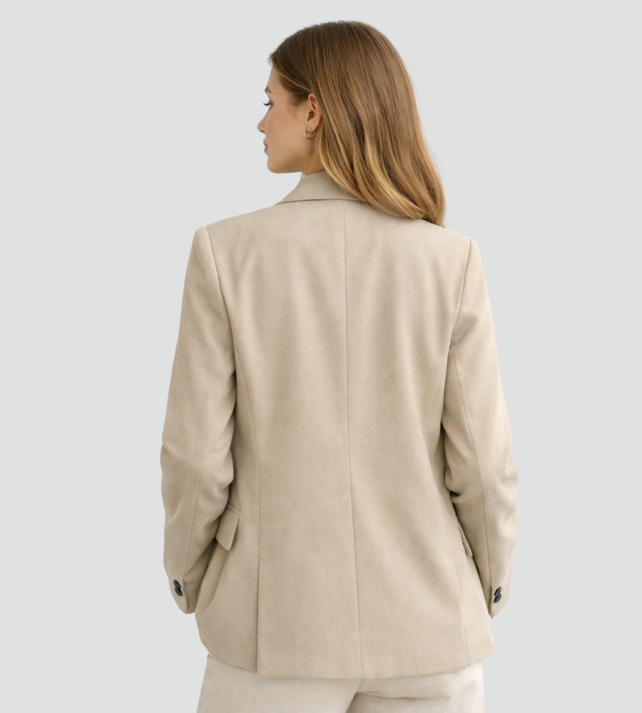 Damen Blazer - Eleganter Schnitt mit doppelter Knopfleiste - J&B - 4 - Jasminaboutique.com