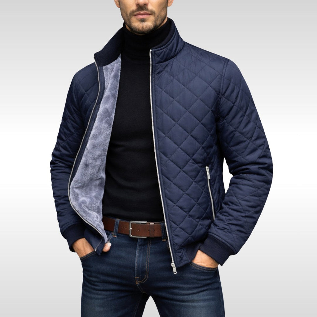 Herren Steppjacke mit modernem Schnitt und praktischen Taschen - J&B - 1 - Jasminaboutique.com