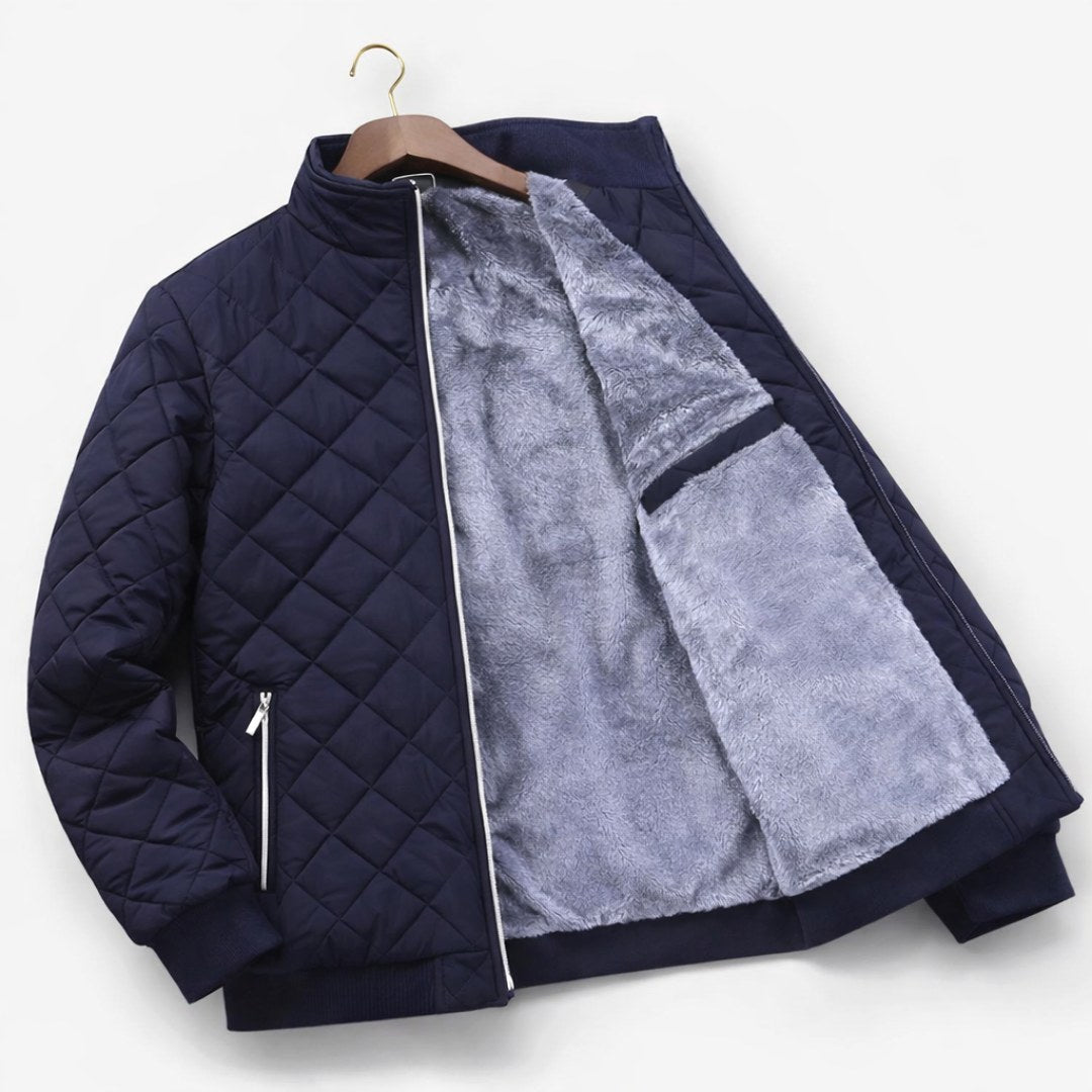 Herren Steppjacke mit modernem Schnitt und praktischen Taschen - J&B - 4 - Jasminaboutique.com