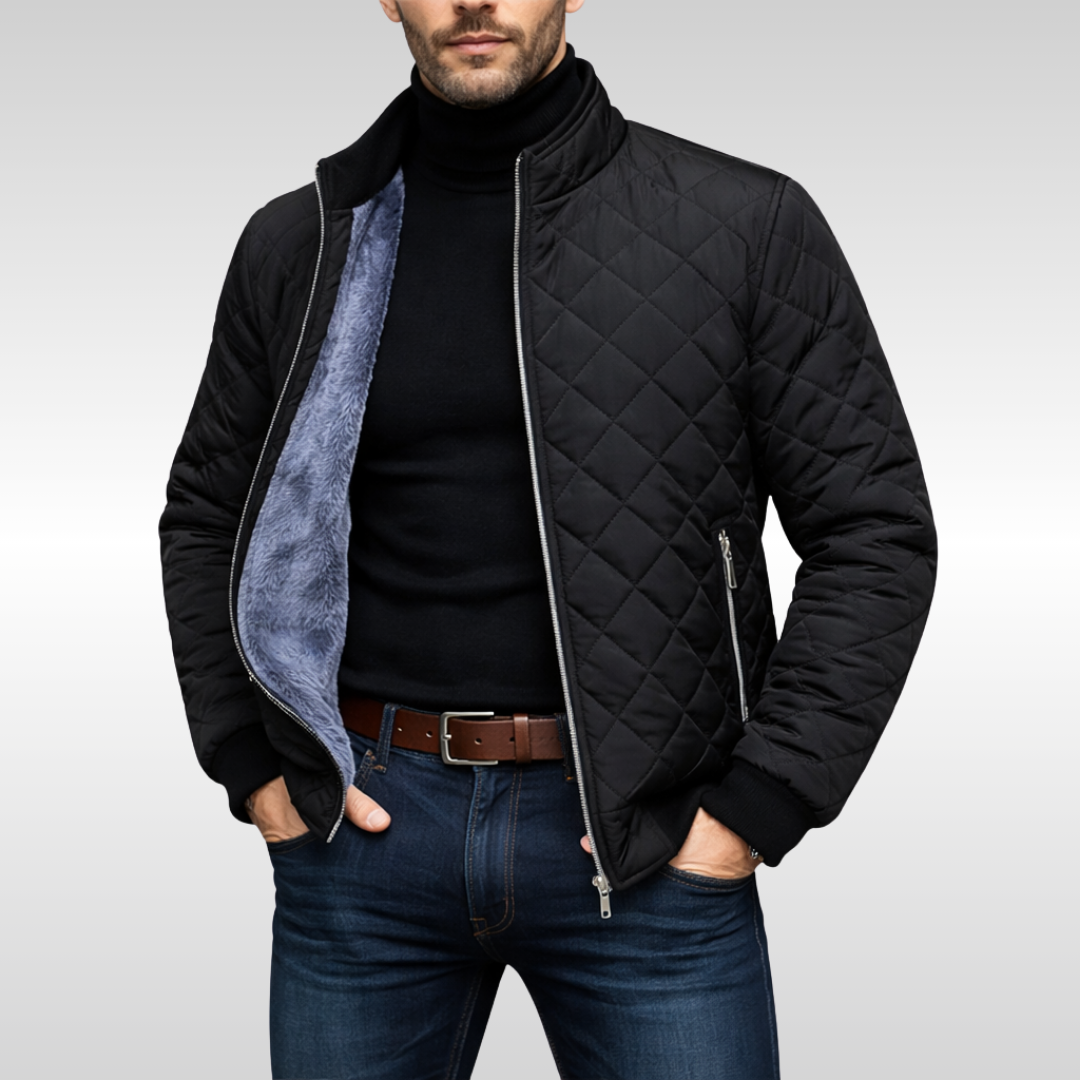 Steppjacke Herren mit modernem Schnitt und praktischen Taschen - J&B - 3 - Jasminaboutique.com