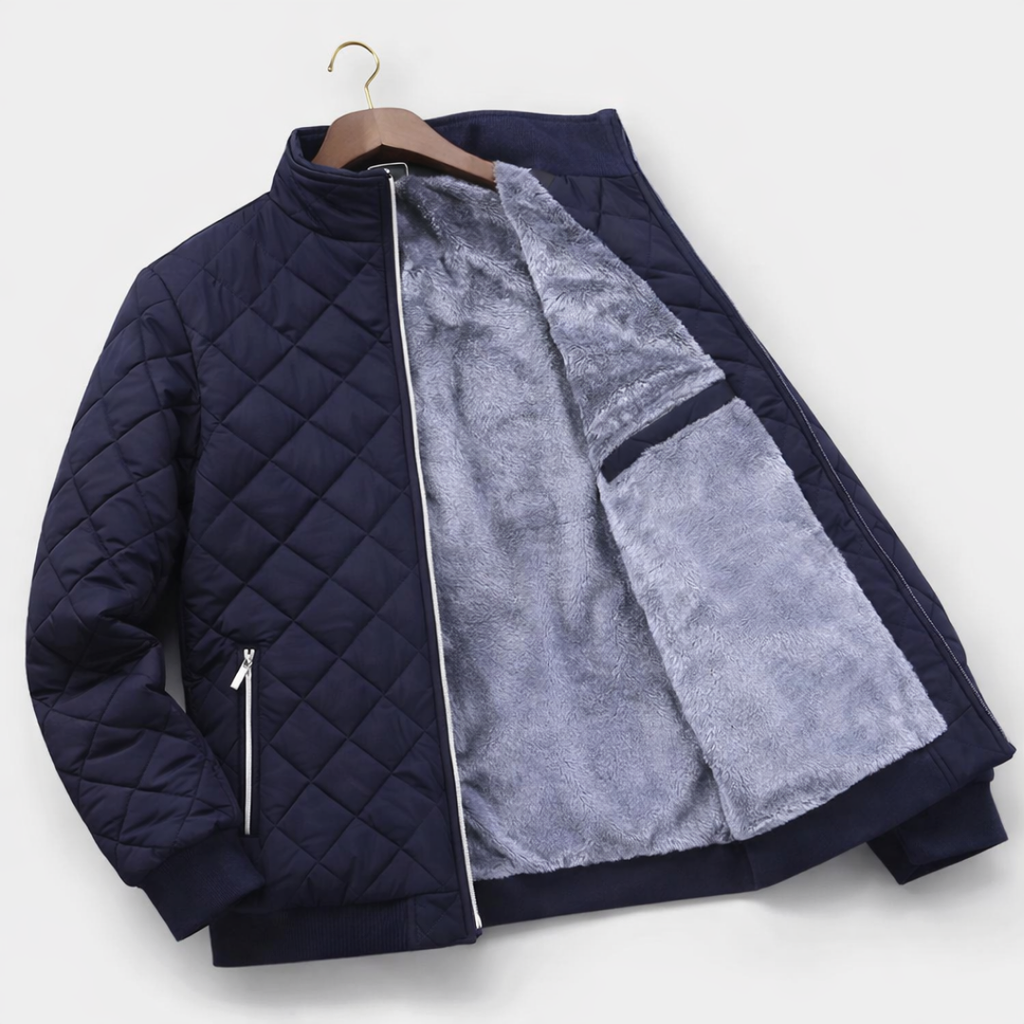 Steppjacke Herren mit modernem Schnitt und praktischen Taschen - J&B - 4 - Jasminaboutique.com