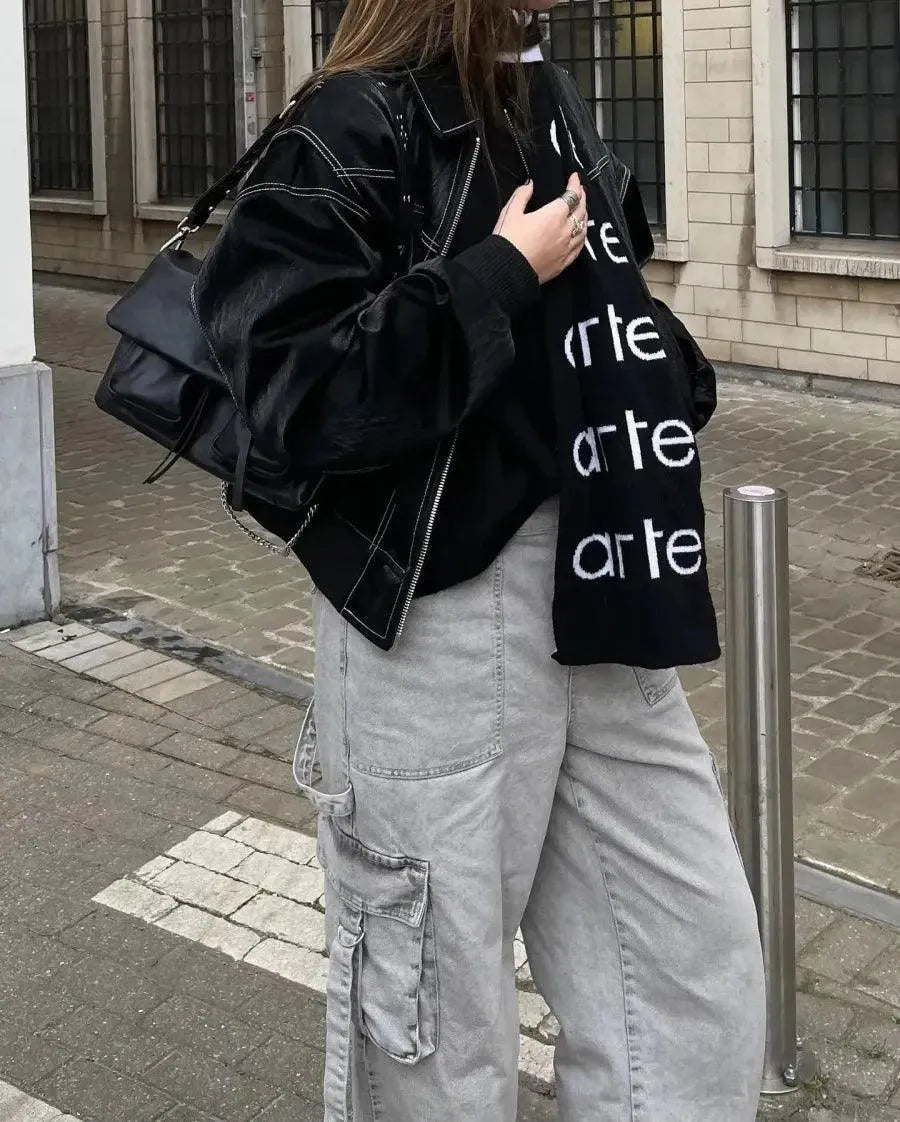 Damen Jacke mit Oversize-Schnitt und lässigem Design - J&B - 5 - Jasminaboutique.com