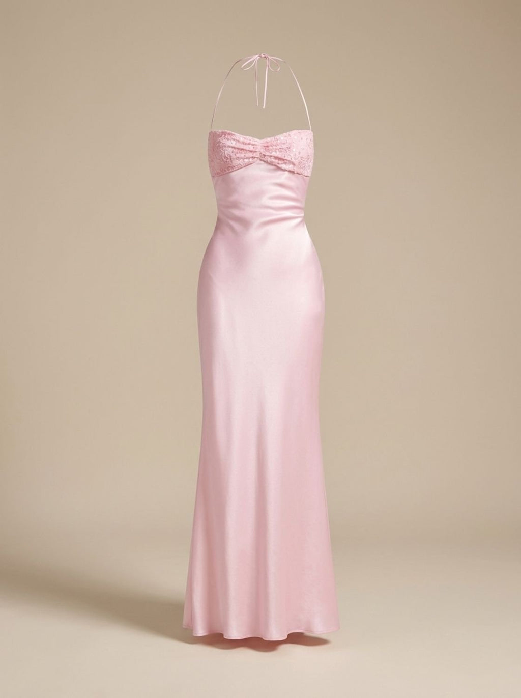 Maxikleid Damen mit Halterneck und eleganten Details - J&B - 9 - Jasminaboutique.com