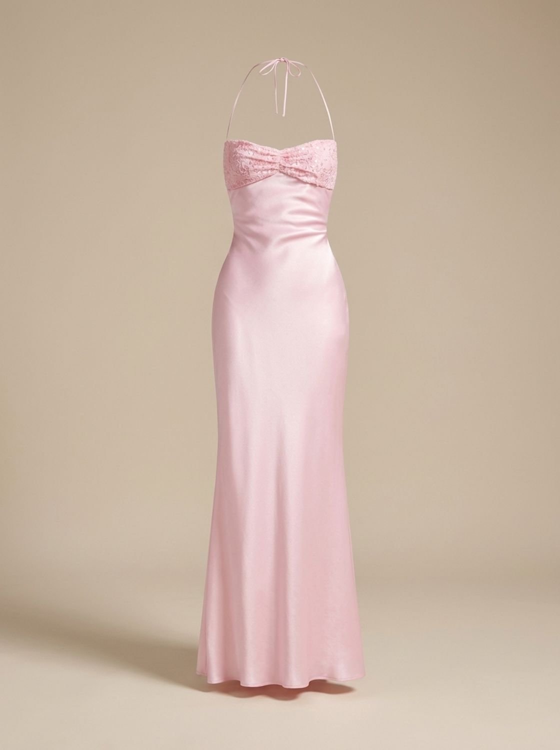 Maxikleid Damen mit Halterneck und eleganten Details - J&B - 9 - Jasminaboutique.com