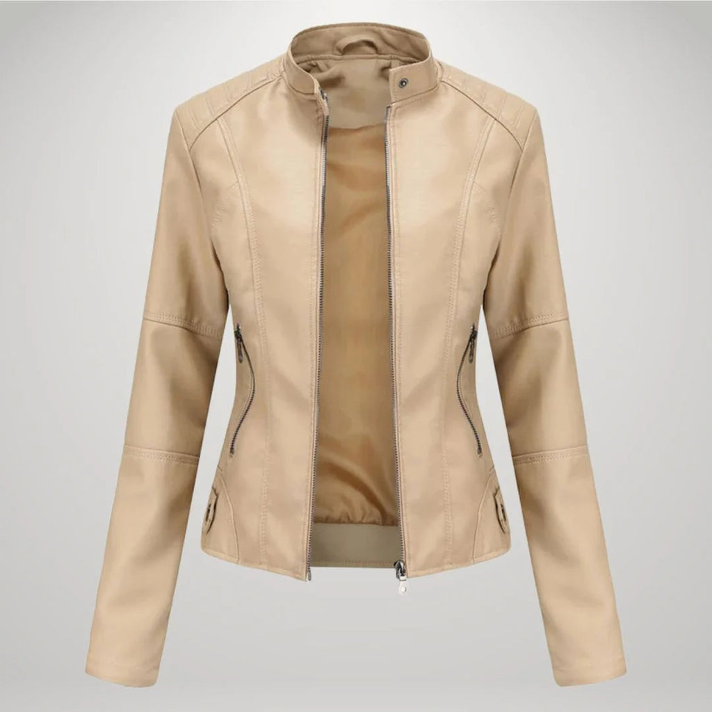 Damen Jacke mit tailliertem Schnitt und Stehkragen - J&B - 8 - Jasminaboutique.com