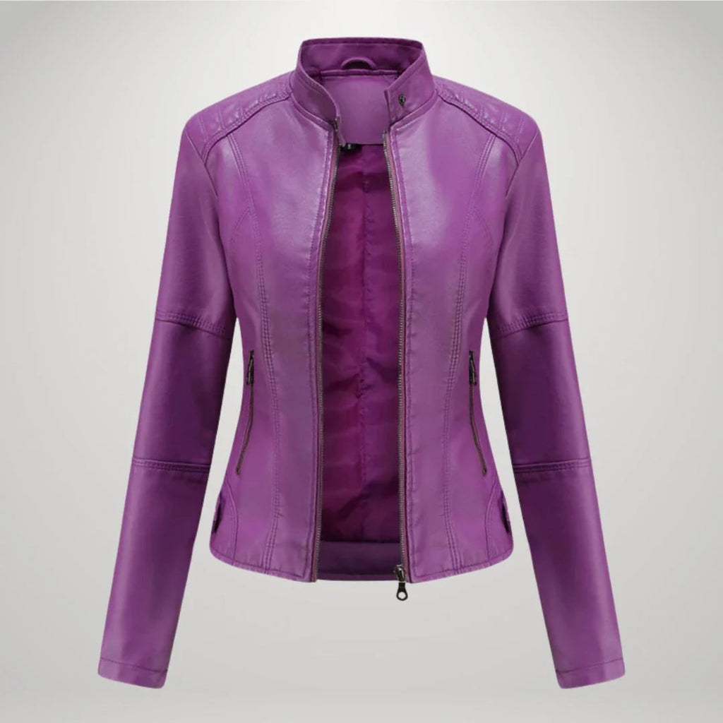 Damen Jacke mit tailliertem Schnitt und Stehkragen - J&B - 10 - Jasminaboutique.com