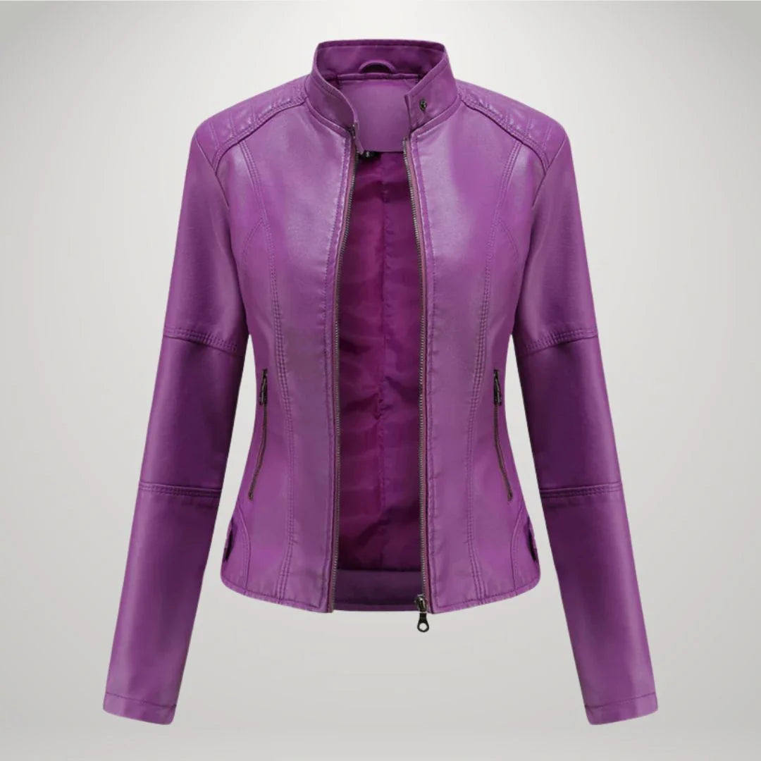 Damen Jacke mit tailliertem Schnitt und Stehkragen - J&B - 10 - Jasminaboutique.com