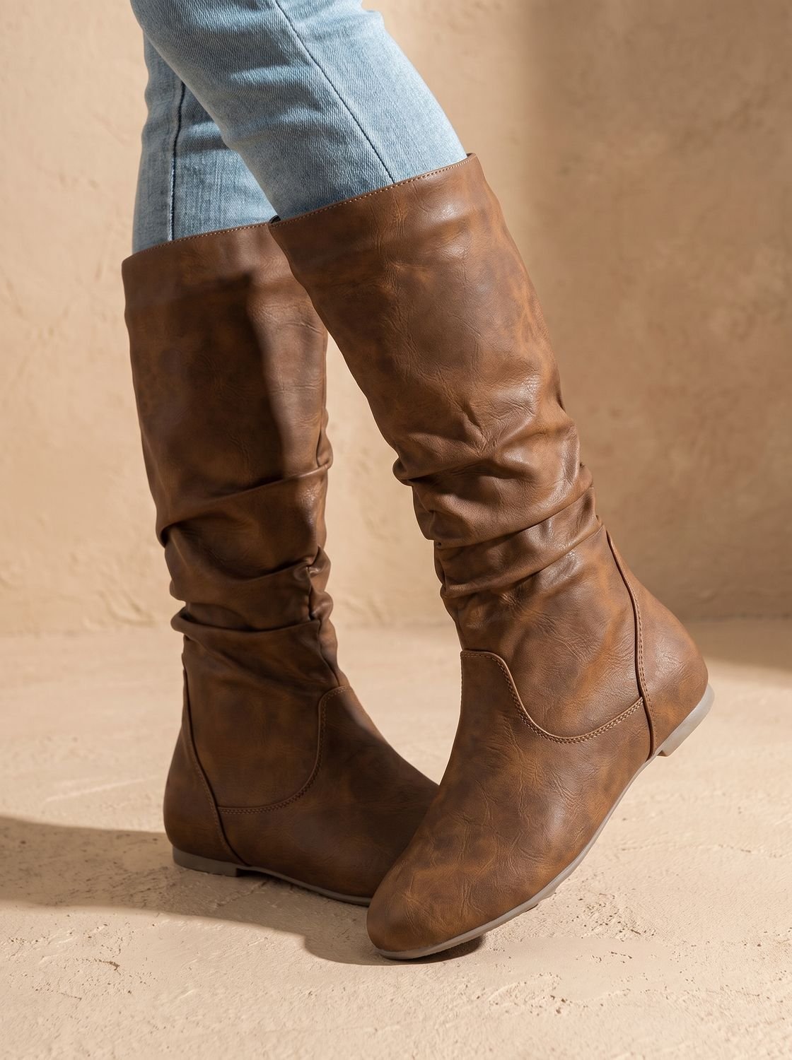 Stiefel Damen mit lässigem Schnitt und seitlichem Reißverschluss - J&B - 3 - Jasminaboutique.com