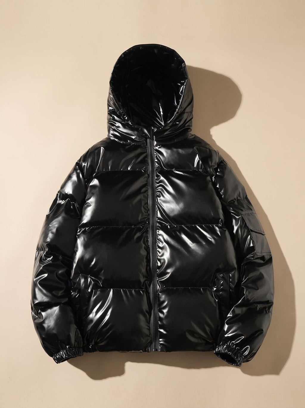 Jacke Damen - Lässiger Schnitt mit Stehkragen und Kapuze - J&B - 2 - Jasminaboutique.com