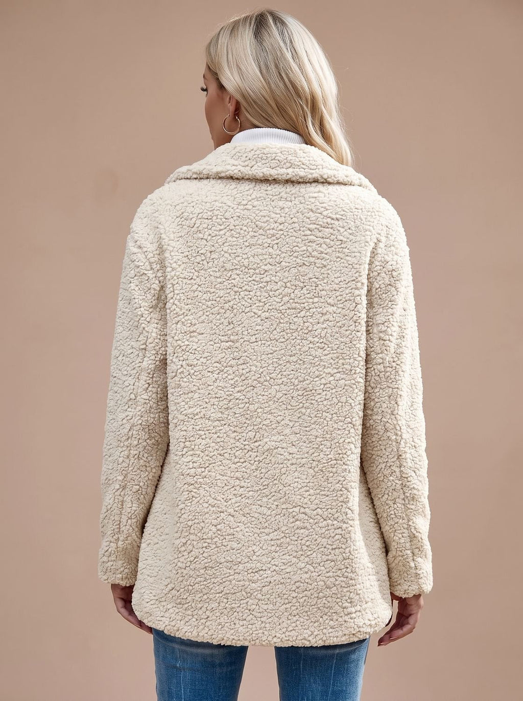 Jacke Damen mit doppelter Knopfleiste und Reverskragen - J&B - 6 - Jasminaboutique.com