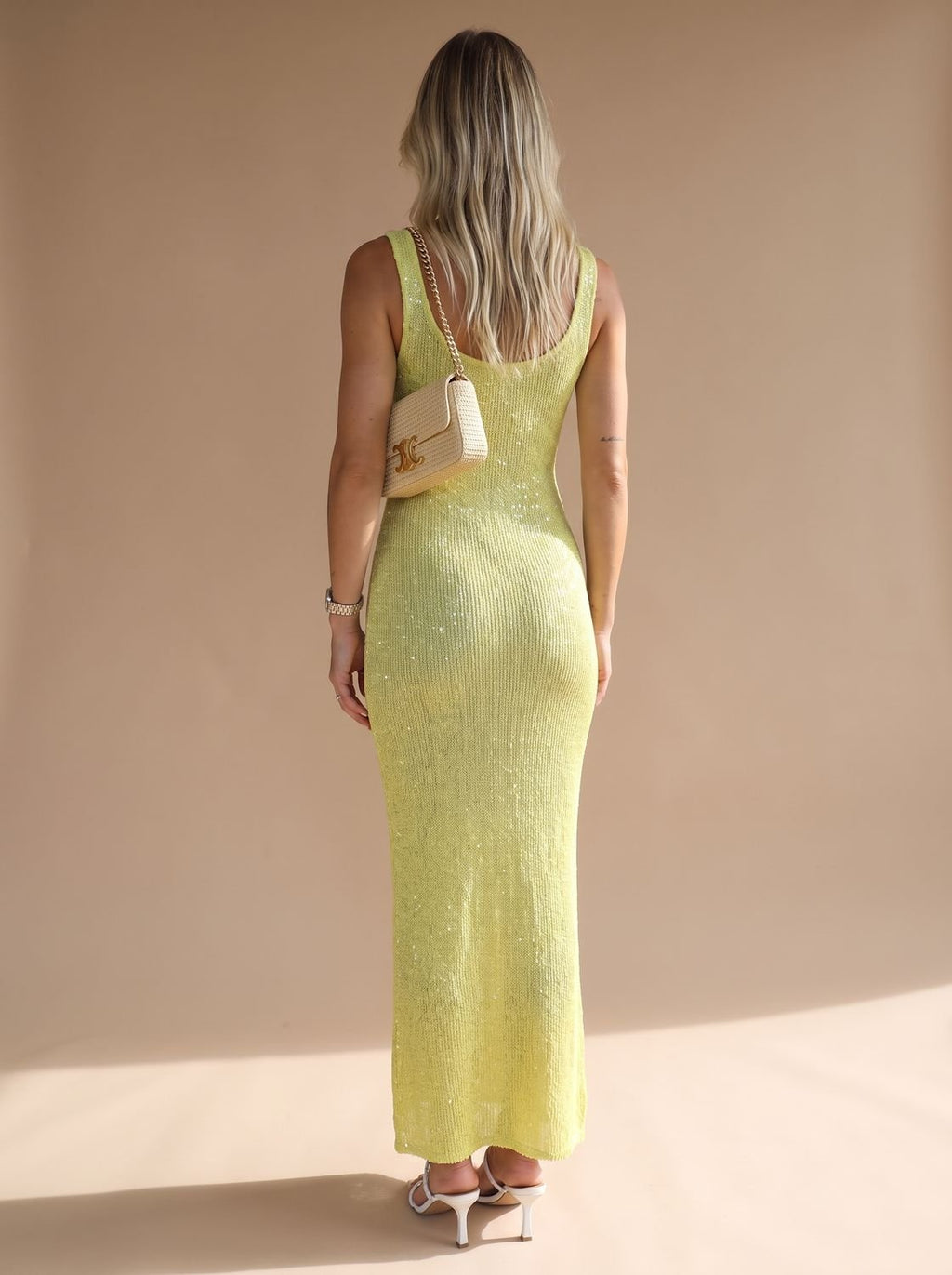 Maxikleid Damen mit Rundhalsausschnitt und figurbetontem Schnitt - J&B - 5 - Jasminaboutique.com