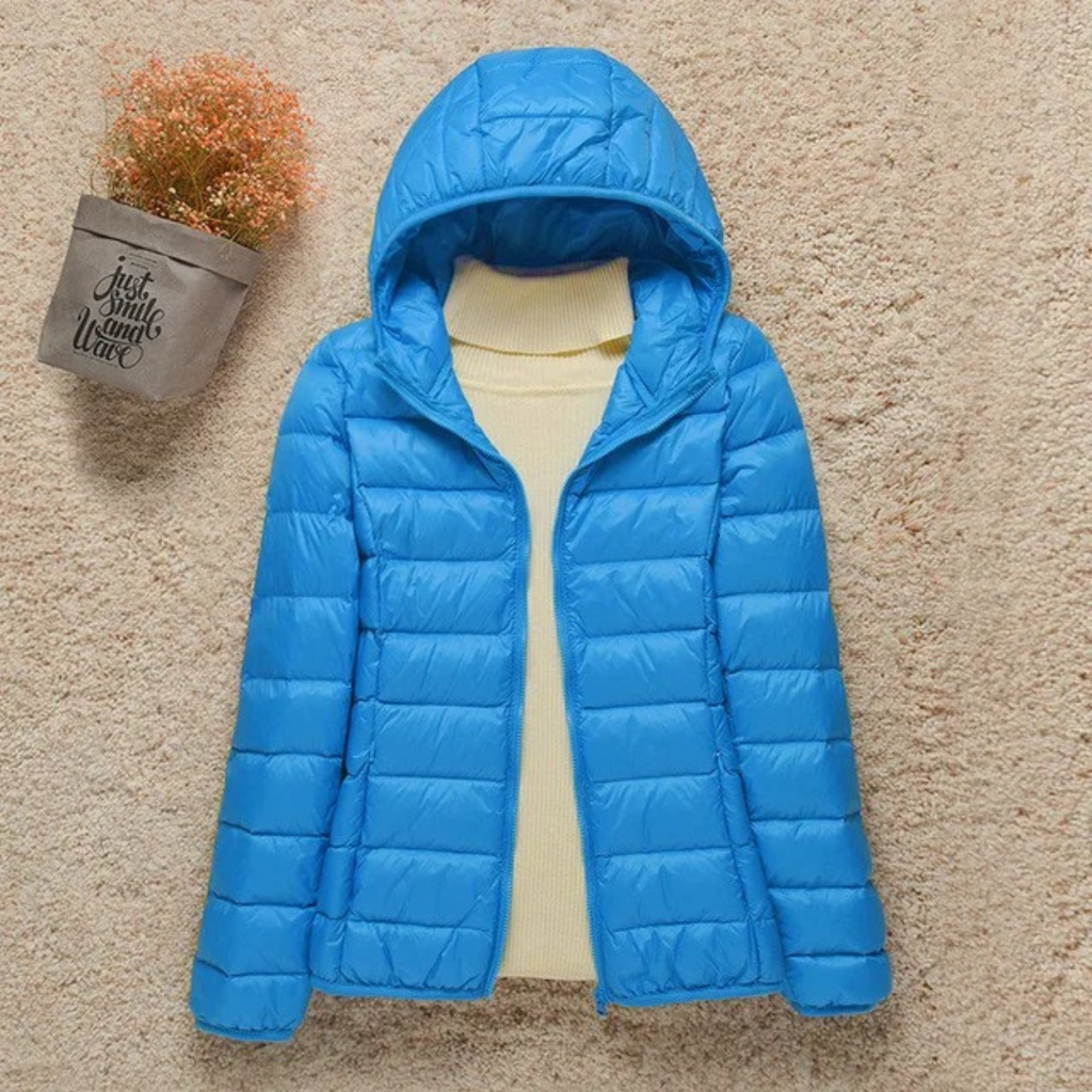 Damen Jacke - Schlichte Steppoptik mit hohem Kragen - J&B - 9 - Jasminaboutique.com