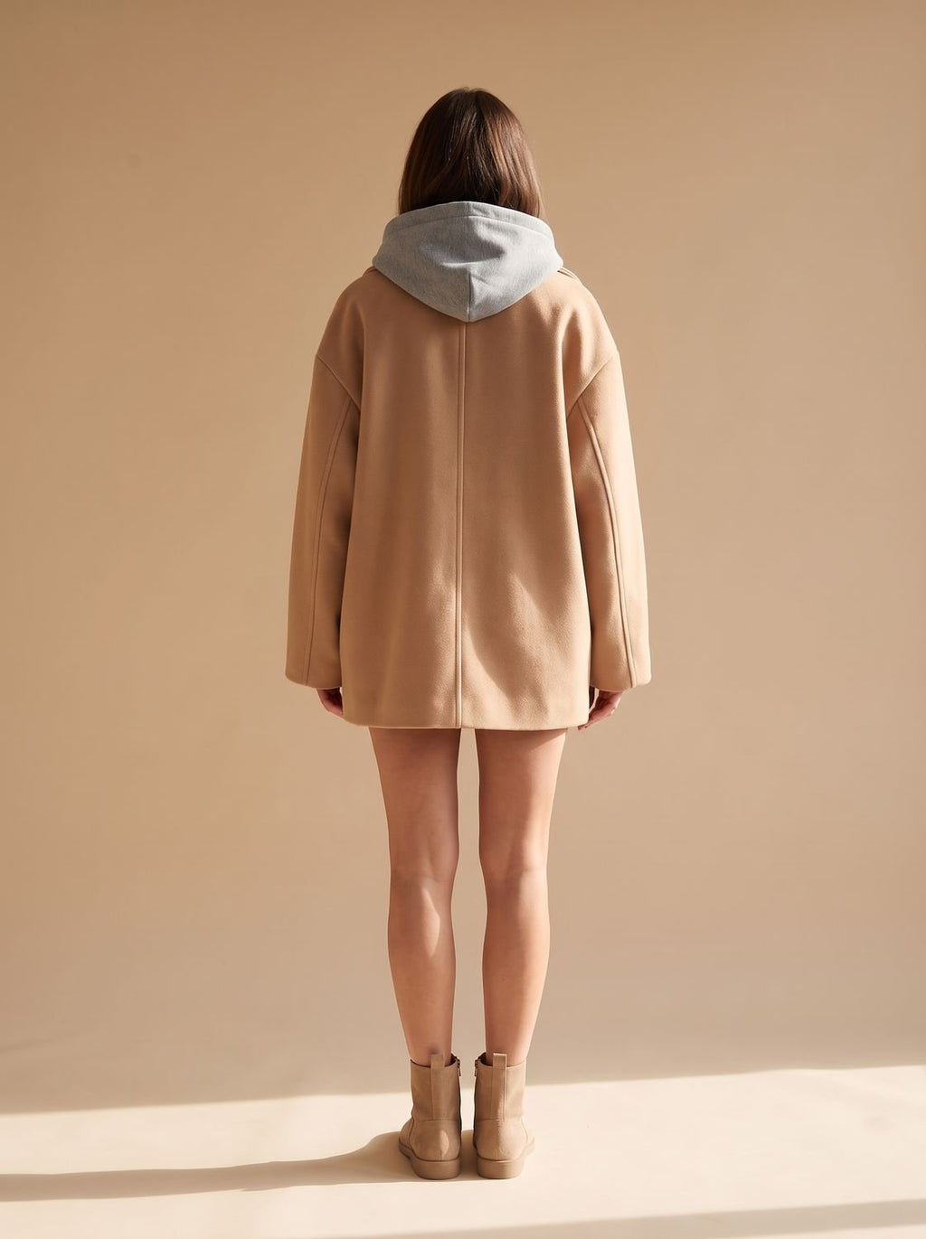 Damen Mantel mit oversized Schnitt und eleganter Knopfleiste - 11 - Jasminaboutique.com