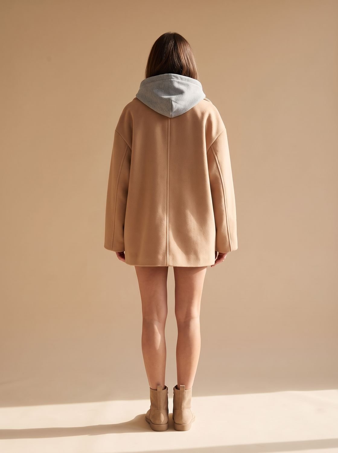 Damen Mantel mit oversized Schnitt und eleganter Knopfleiste - 11 - Jasminaboutique.com