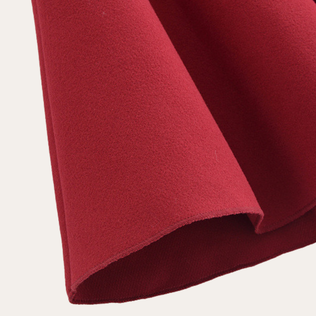 Damen Mantel mit eleganter Kapuze und Gürtel - 6 - Jasminaboutique.com