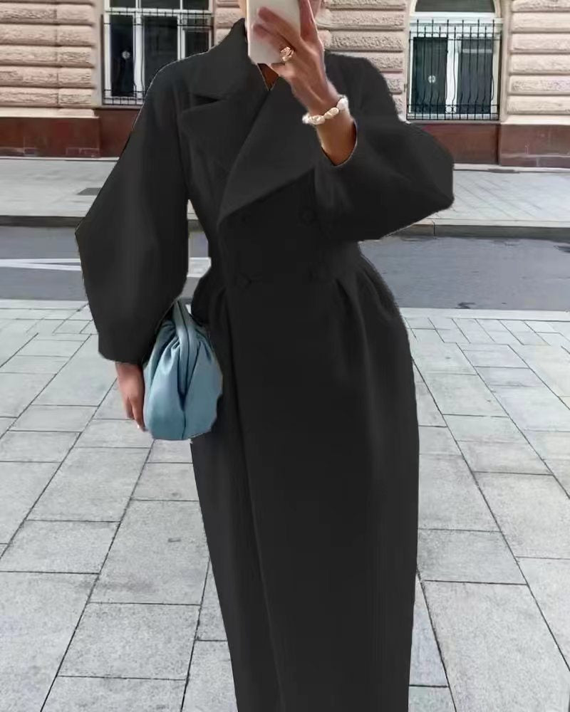 Trench Coat Damen mit elegantem Schnitt und markanten Details - 4 - Jasminaboutique.com