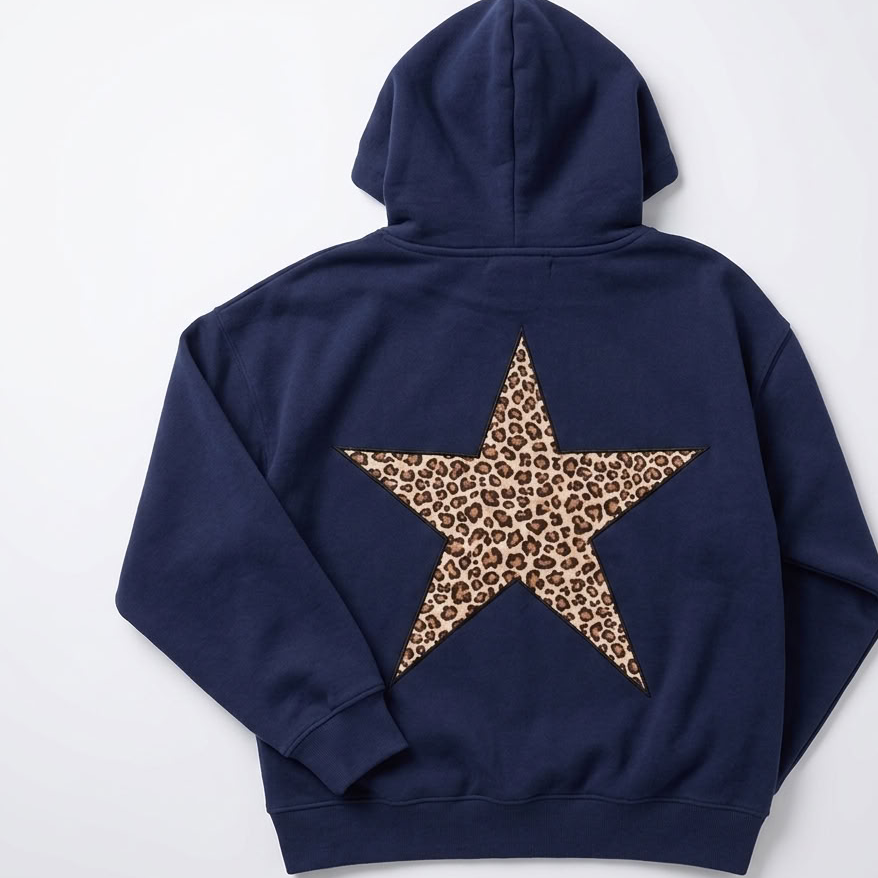 Hoodie Damen mit lässigem Schnitt und auffälligem Detail - 6 - Jasminaboutique.com