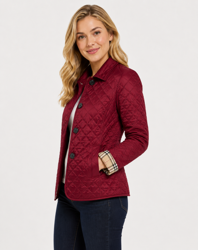 Damen Jacke mit klassischem Schnitt und elegantem Kragen - 12 - Jasminaboutique.com
