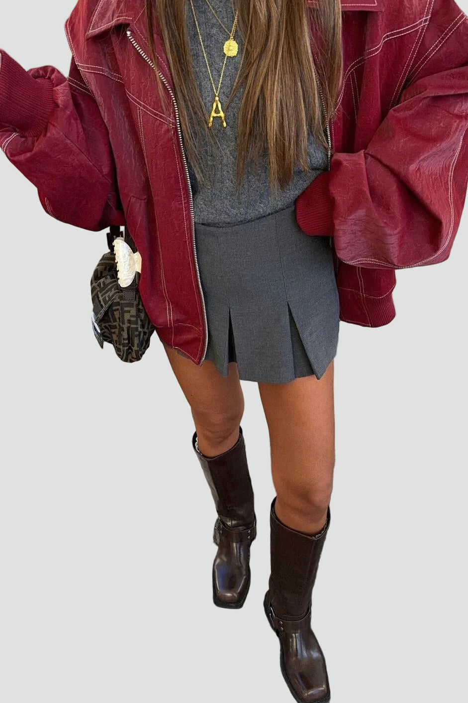 Bomberjacke Damen mit lässigem Schnitt und praktischen Taschen - 3 - Jasminaboutique.com