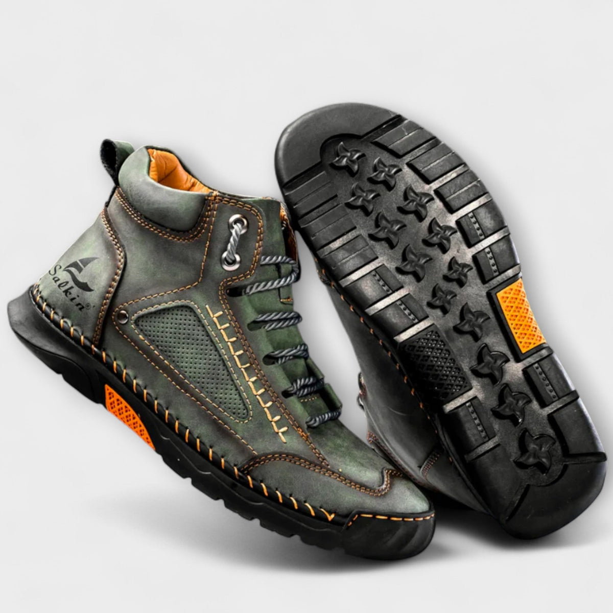 Herren Schuhe mit sportlichem Schnitt und atmungsaktiven Elementen - 4 - Jasminaboutique.com