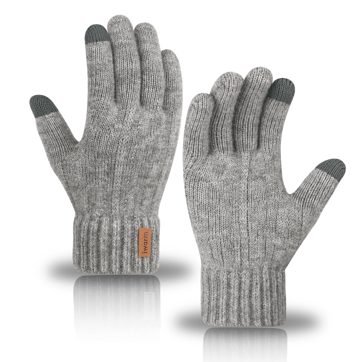 Halbfingerhandschuhe Damen mit Touchscreen-Funktion und warmem Design - 4 - Jasminaboutique.com