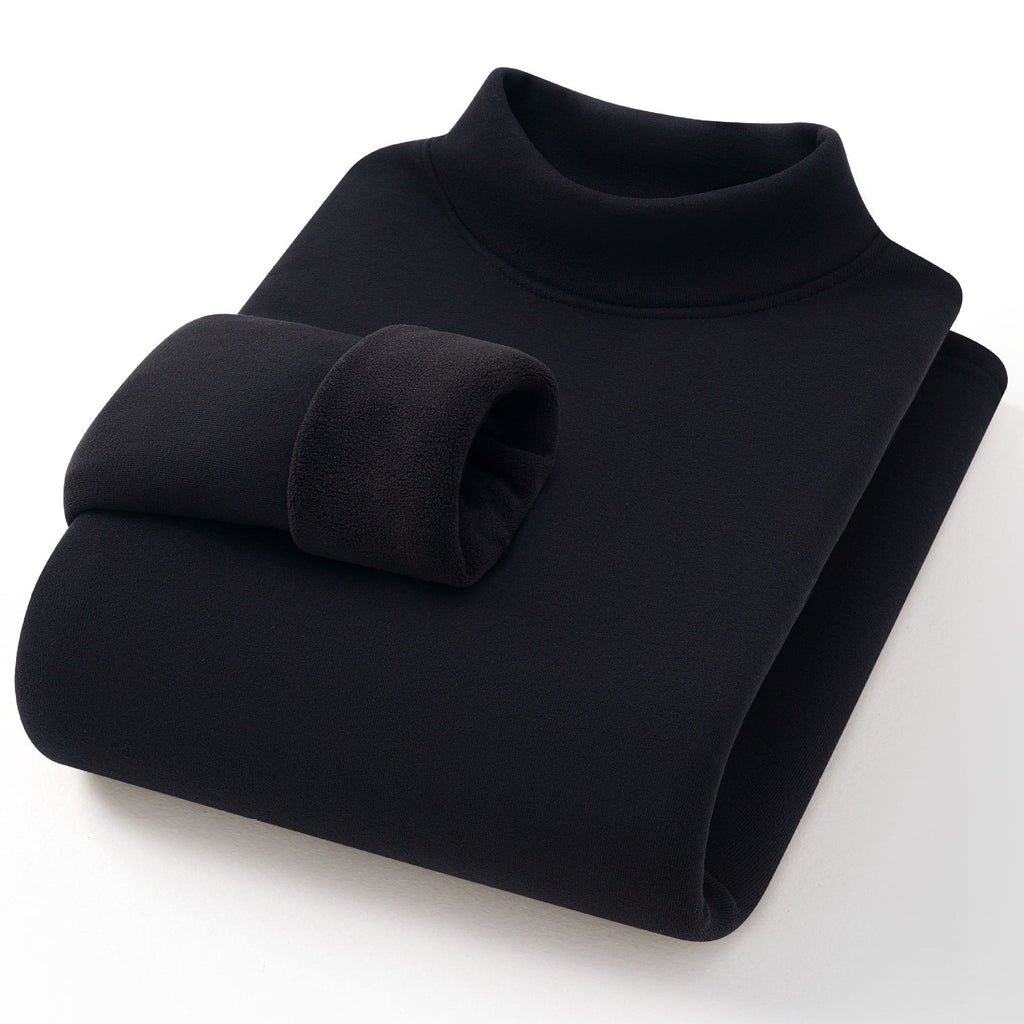 Langarm Pullover Damen mit Stehkragen und figurbetontem Schnitt - 2 - Jasminaboutique.com