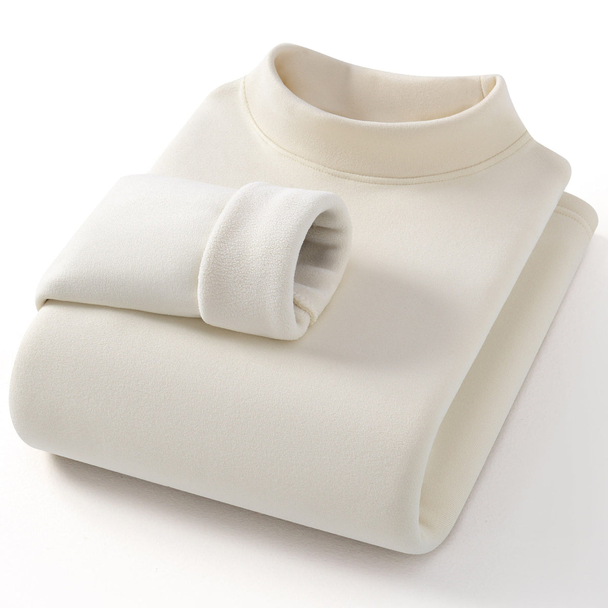 Langarm Pullover Damen mit Stehkragen und figurbetontem Schnitt - 3 - Jasminaboutique.com