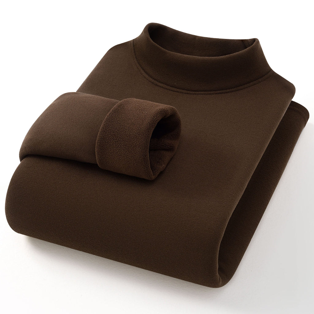 Langarm Pullover Damen mit Stehkragen und figurbetontem Schnitt - 6 - Jasminaboutique.com