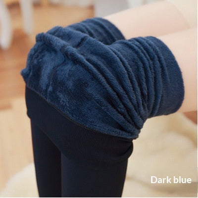 Leggings Damen mit Fleece-Innenfutter, cropped, in verschiedenen Farben - 1 - Jasminaboutique.com